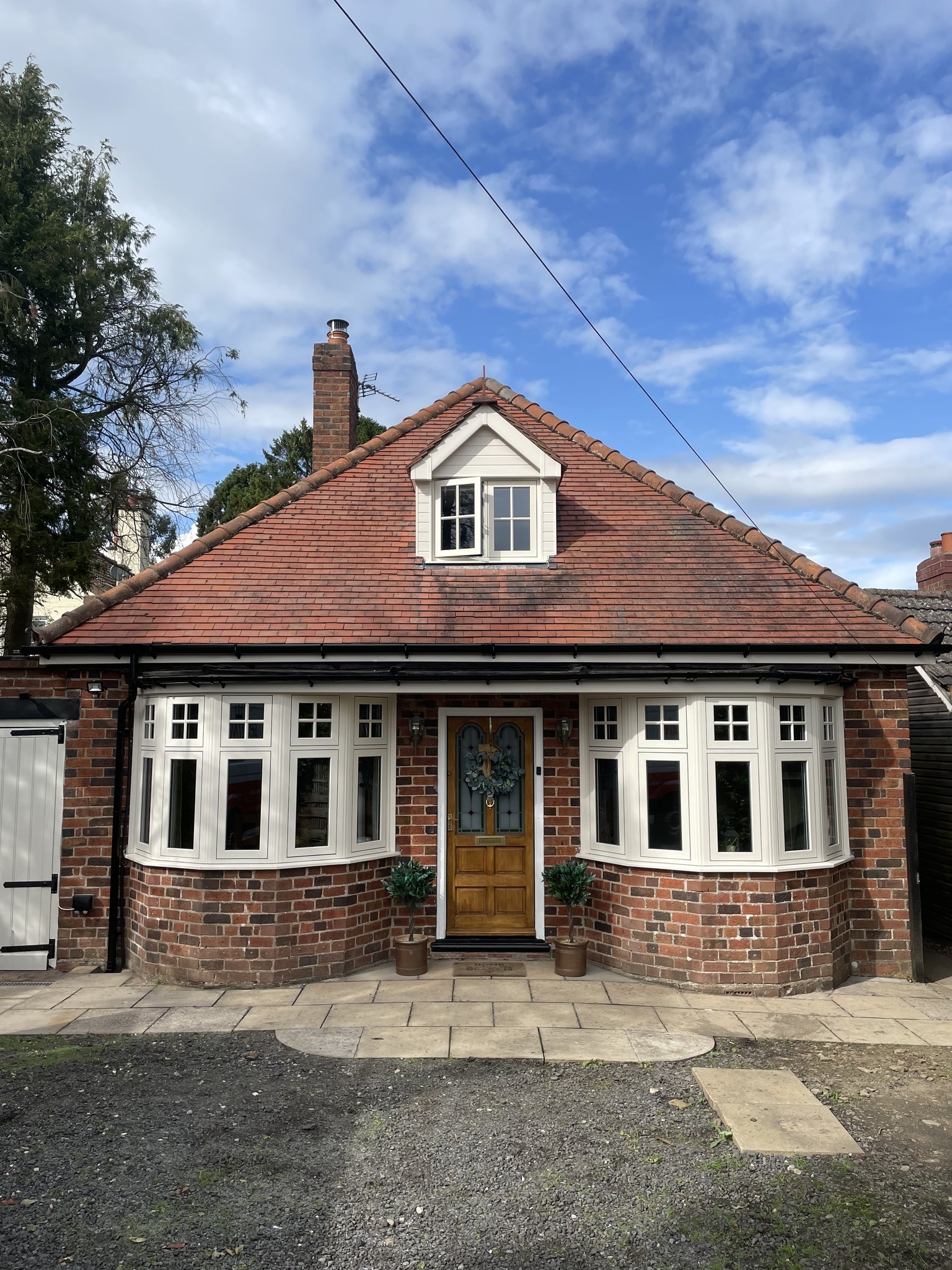 White Flush Casement Windows